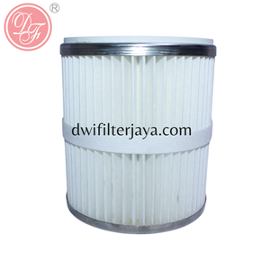Nouvelle cartouche filtrante industrielle ronde, élément filtrant à air, matériau polyester, efficacité de 99,99% - Product Image 1