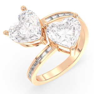 Bagues de promesse de mariage REYES de luxe en argent sterling 925 avec moissanite certifiée GRA pour femmes – Bijoux cadeaux de fiançailles très populaires - Product Image 1