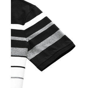 เสื้อเชิ้ตผู้ชายแขนสั้น ดีไซน์ใหม่ ระบายอากาศได้ดี ผ้าถักพิมพ์ลาย 100% ผ้าฝ้าย กันยับ รับสกรีนโลโก้ ใส่ได้ทั้งชายและหญิง - Product Image 5