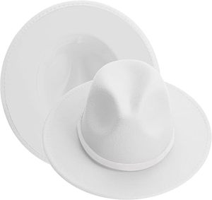Fabricants de chapeaux Fedora unis à marque privée OEM, chapeaux Panama personnalisés avec logo, vente en gros de chapeaux vierges - Product Image 2