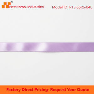 6mm Lavender Single Face Satin <b>Ribbon</b> Customizable Wholesale 350 Meter Roll for <b>Wedding</b> Favors Spa Gift Boxes Retail Packaging - Product Image 6