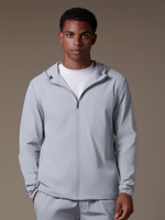 Ensemble veste coupe-vent légère à capuche et short pour homme, fermeture éclair intégrale, tenue de sport d'extérieur, ensemble athlétique décontracté deux pièces