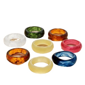 Bracelets en résine haut de gamme faits à la main pour femmes, finition brillante élégante, légers, imperméables, bijoux de mode - Product Image 3