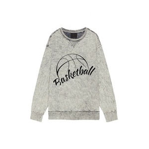 เสื้อสเวตเชิ้ตผู้ชาย,เสื้อสวมหัวคลุมศีรษะคอเต่า Geansai Crewneck Homme พิมพ์ลายตามสั่ง - Product Image 1