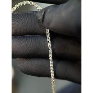 Pulsera de Tenis con Diamantes de Diseño de Lujo, con Cierre Seguro de Plata de Ley 925, para Bodas, Aniversarios, Uso Diario y Joyería de Moda - Product Image 3