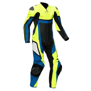 Traje de cuero para motocicleta de hombre, de una pieza, de piel de vaca, hecho a medida, de alta calidad, ¡muy vendido! - Product Image 3