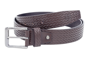Ceinture en cuir véritable pour homme, ceinture classique à boucle à ardillon, ceinture de mode pour affaires, ceinture durable avec boucle en alliage - Product Image 4