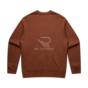 เสื้อสเวตเชิ้ตผู้ชายคอกลมทรงโอเวอร์ไซส์ผ้าฝ้ายเนื้อนุ่มแบบวินเทจ  ย้อมสีแบบแอซิดวอช  คุณภาพสูง  น้ำหนัก 350 กรัม  แบบเรียบไม่มีลาย - Product Image 5