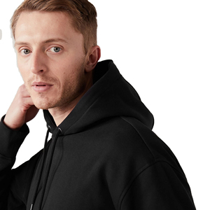 Vente en gros de tissu jersey 100% coton 240g, impression de logo personnalisé, broderie, respirant, écologique, sweats à capuche pour hommes et femmes, thermiques - Product Image 5