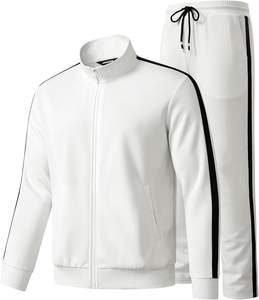 Ensemble de survêtement décontracté à capuche et pantalon évasé, imprimé numérique, 100 % coton, coupe-vent et respirant pour homme – Vente chaude - Product Image 5