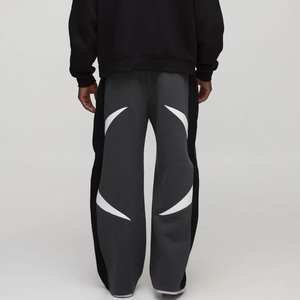 Lightweight Side Pockets Breathable Men Sweatpants Polyester Cotton Midweight Autumn Knitted Relaxed Fit men Sweatpants - Product Image 3