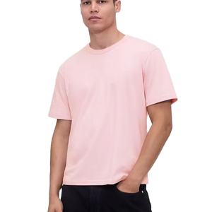 Camiseta de Cuello Redondo de Alta Calidad, 150g, 100% Algodón, Corte Ajustado, con Logotipo Personalizado, Estilo Hip-Hop Urbano para Hombre, Tejida y Ecológica - Product Image 3