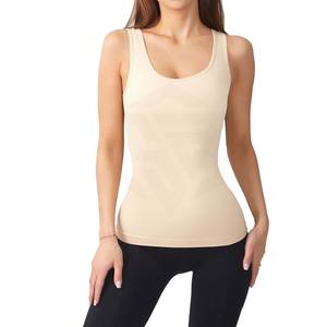 Camiseta sin Mangas para Mujer, Nuevo Diseño, Tejido Transpirable de Secado Rápido, Personalizable, de Algodón, Tallas Grandes, para Verano, Gimnasio, Yoga, Fitness, Casual - Product Image 1