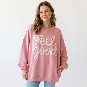 Sweat-shirt d'hiver surdimensionné pour femme, style streetwear, coupe ample, épaules tombantes, en molleton de coton écologique - Product Image 1
