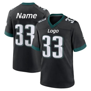 Nouveau style de maillot de football américain, design personnalisé, nom du joueur, manches courtes, 100% polyester, imprimé, respirant, équipe personnalisée - Product Image 5
