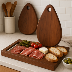 เขียงไม้อะคาเซียวอลนัทสำหรับใช้ในครัวร้านอาหาร - Product Image 4