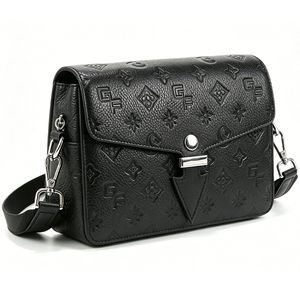 Factory Custom Multifunctional Business Travel PU Leather Crossbody <b>Bag</b> Waterproof Anti-theft Durable Small Square <b>Design</b> - Product Image 1