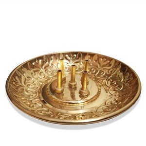 Porta Incienso Indio Hecho a Mano, Ecológico, de Metal, Duradero, para Uso Religioso, en el Hogar, Templo, Oración, Precio al por Mayor - Product Image 2