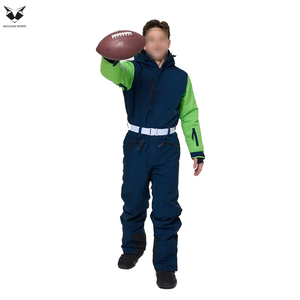 กางเกงสกีโพลีเอสเตอร์กันน้ำคุณภาพพรีเมียมแบบใหม่ ผลิตตามสั่ง ขนาด สี และสไตล์ที่กำหนดเอง ทำด้วยมือ ใช้ซ้ำได้ เหมาะสำหรับฤดูหนาว - Product Image 2