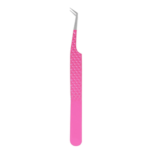 Professional <b>Eyelash</b> Tweezers Stainless Steel Lash Extension Tool for Beauty Salon <b>Application</b> - Product Image 1