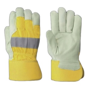 Gants de sécurité de qualité supérieure JNM SAFETY en cuir de vachette canadien certifiés CE, résistants aux vibrations et à la chaleur, pour travaux lourds - Product Image 4