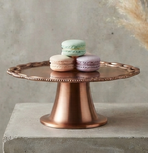 Support de présentation élégant pour desserts et gâteaux en métal, idéal pour mariages, réceptions et hôtels - Product Image 1