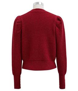 Suéter de Punto para Mujer con Hombros Caídos - Jersey de Invierno de Corte Holgado - Suéter de Punto Femenino Elegante de Hilo Suave con Perlas de Diamante - Product Image 6