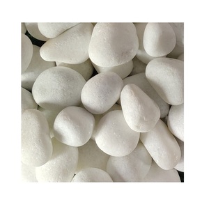Galets blancs naturels de qualité supérieure, copeaux de marbre pour l'aménagement paysager, la décoration des plantes, la base d'aquarium et la décoration intérieure - Product Image 1