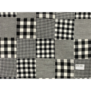 Tissu en coton flanelle Dobby patchwork Madras 120 GSM, léger, écologique et biologique de qualité supérieure pour la confection de chemises et de sacs - Product Image 2