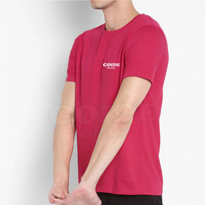 T-shirt décontracté pour homme, coupe ajustée, grandes tailles, en coton, pour adultes, fournisseur de t-shirts pour hommes - Product Image 3
