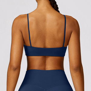 Soutien-gorge de sport personnalisé pour femmes, haute performance, antichoc, respirant, sans couture, style halter, pour le fitness et le sport - Product Image 3