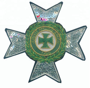 Nuevas insignias bordadas a mano de alta calidad modelo 2026 con hilo de alambre, servicio OEM/ODM - Product Image 2