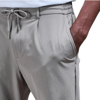 Pantalon de jogging technique extensible coupe ajustée décontracté en tissu confortable et flexible, respirant, écologique, style smart casual