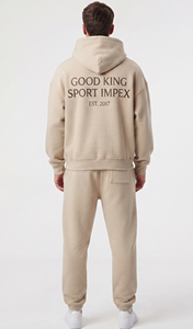 Conjunto Deportivo Personalizado para Hombre, 100% Algodón, Sudadera con Capucha y Pantalones Jogger, Ropa Deportiva Urbana de Dos Piezas - Product Image 2
