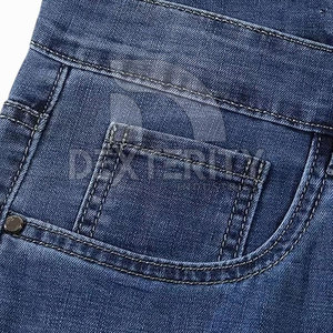 Shorts en jean décontractés pour hommes, légers et respirants, avec fermeture éclair – Collection été, vente en gros - Product Image 4