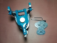 Articulateurs bleus, équipement de laboratoire dentaire, machine d'articulation, articulateurs semi-réglables
