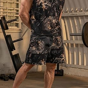 Pantalones Cortos con Estampado de Camuflaje de Alta Calidad para Hombre, Estilo Urbano Moderno, Cómodos y Casuales para el Verano - Product Image 2