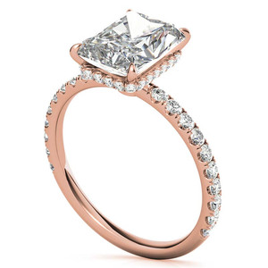 Igi Certified Radiant Cut <b>Fine</b> <b>Rings</b> 18k SOLID Gold Jewelry <b>Ring</b> Handmade Lab Grown Diamond Engagement <b>Rings</b> For Women - Product Image 3