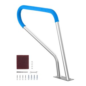 Corrimano per Piscina in Acciaio Inox 39 X 32 Pollici con Piastra di Base, Ringhiera di Sicurezza per Piscina Interna/Esterna - Product Image 1