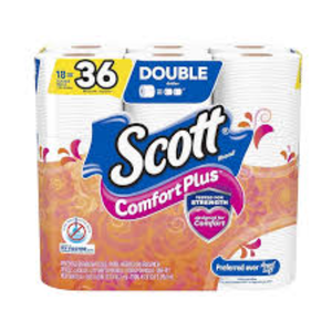 Papier toilette Scott ComfortPlus, 36 rouleaux méga = 144 rouleaux standard, papier hygiénique, 462 feuilles par rouleau, blanc, lot de 36 - Product Image 5