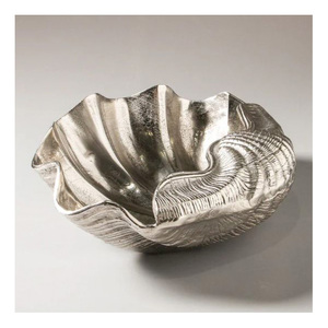 Bol de service jetable en aluminium poli décoratif, résistant à la chaleur, pour fruits secs, avec emballage cadeau, idéal pour les fêtes - Vente en gros - Product Image 1