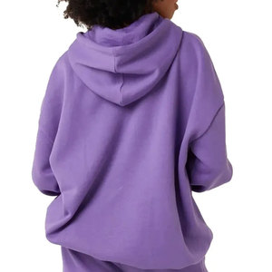 Ensemble de survêtement pour femme, sweat-shirt à col rond uni, pantalon à cordon de serrage long, coupe décontractée, vêtements d'automne, 100% polyester - Product Image 2