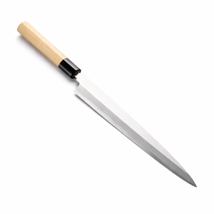 Cuchillo Japonés para Sashimi de 17 Pulgadas, Forjado a Mano en Acero Inoxidable, Ecológico, Ambidiestro, Estilo Industrial Moderno, Mango de Madera - Product Image 1