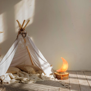 Lampe de chevet en sel rose de l'Himalaya naturel, lampe de nuit en cristal de sel, lumière chaude pour chambre à coucher, décoration d'intérieur - Product Image 6