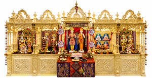 Super Large Size Traditional Teak Wood Hindu <b>Mandir</b> Community Centers Temple Prayer Halls Custom Pooja Manufacturer Exporter - Product Image 3