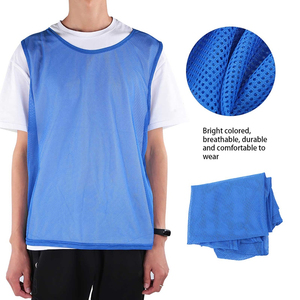 12 Chalecos Deportivos para Exteriores, para Entrenamiento de Fútbol, Transpirables, para Adultos, Color Azul Oscuro - Product Image 5