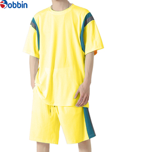 Conjunto Deportivo Corto para Hombre, Colección Verano, Logotipo Personalizado, Tallas Grandes, Cómodo y Transpirable, Conjunto de Pantalones Cortos de Algodón Unisex - Product Image 6