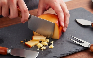 Antique Design Stainless Steel <b>Cheese</b> Slicer Cutter Brown Wooden Handle Flatware Eco-Friendly Elegant DIning Use And Wedding Use - Product Image 5