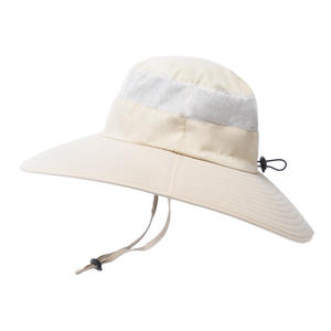 OEM Wholesale Breathable Wide Brim Women <b>Bucket</b> <b>Hat</b> Embroidery Logo Custom <b>Hats</b> <b>With</b> <b>String</b> - Product Image 3