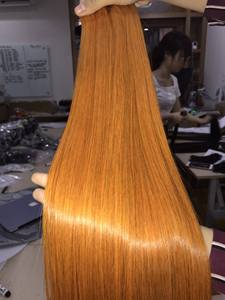 Top1 peluca Frontal recta de hueso de espejo naranja de 10 pulgadas con extensiones de cabello humano vietnamita crudo de encaje HD alineado con cutícula - Product Image 4